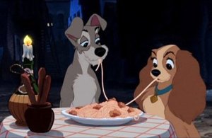 Date night for Disney's "Lady and the Tramp"